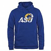 Men's Angelo State Rams Classic Primary Pullover Hoodie - Royal,baseball caps,new era cap wholesale,wholesale hats